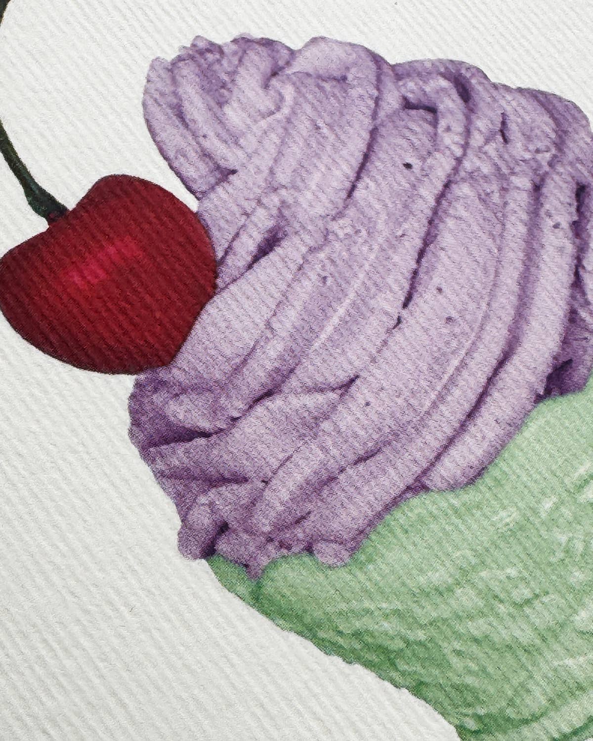 LCanonbury Press Klappkarte Lavendel-Chantilly-Creme