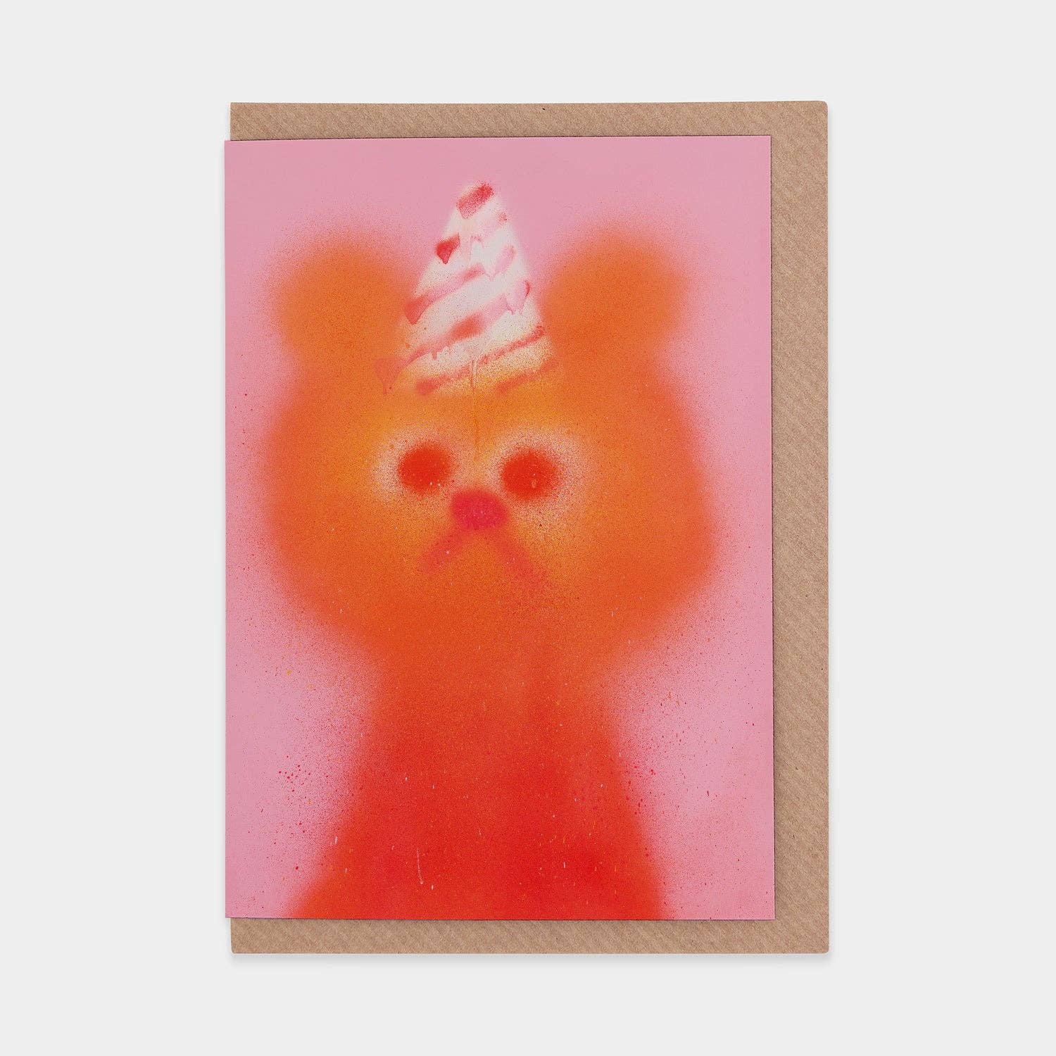 Evermade x Jon Burgerman Klappkarte Fizzy Orange