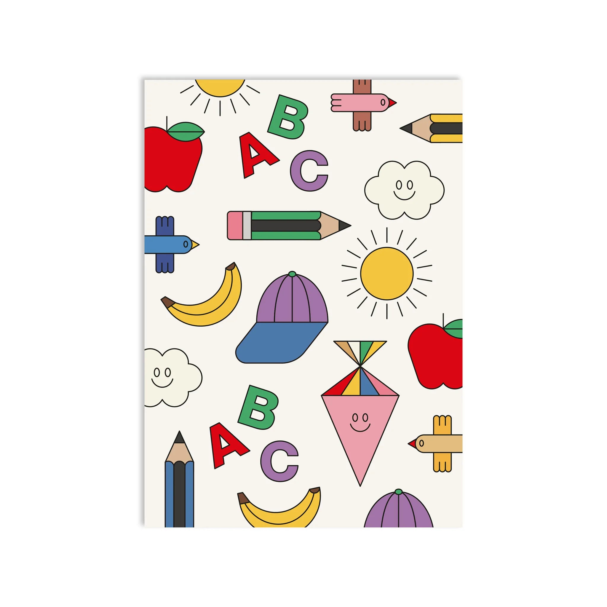 Redfries Postkarte School Fun