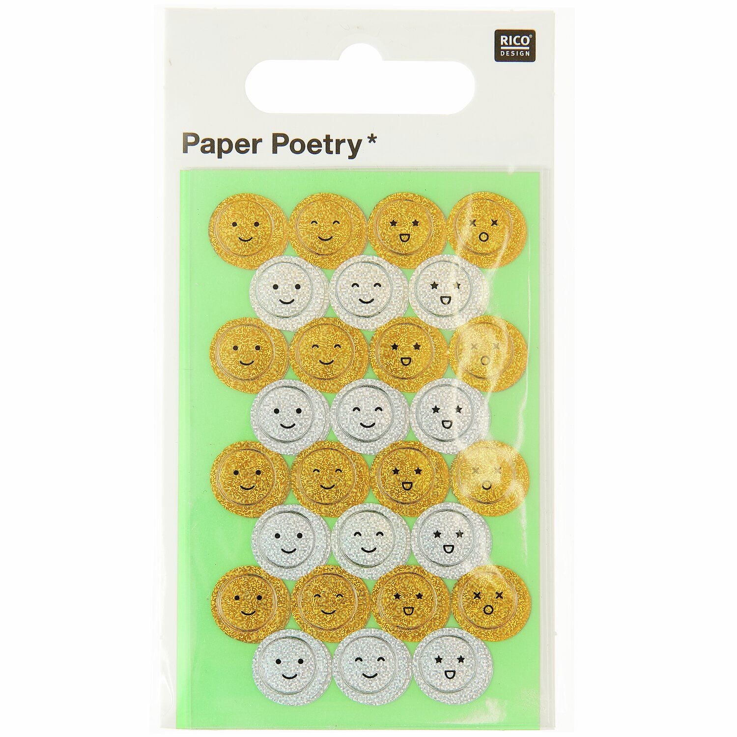 Paper Poetry Sticker Set Gesichter