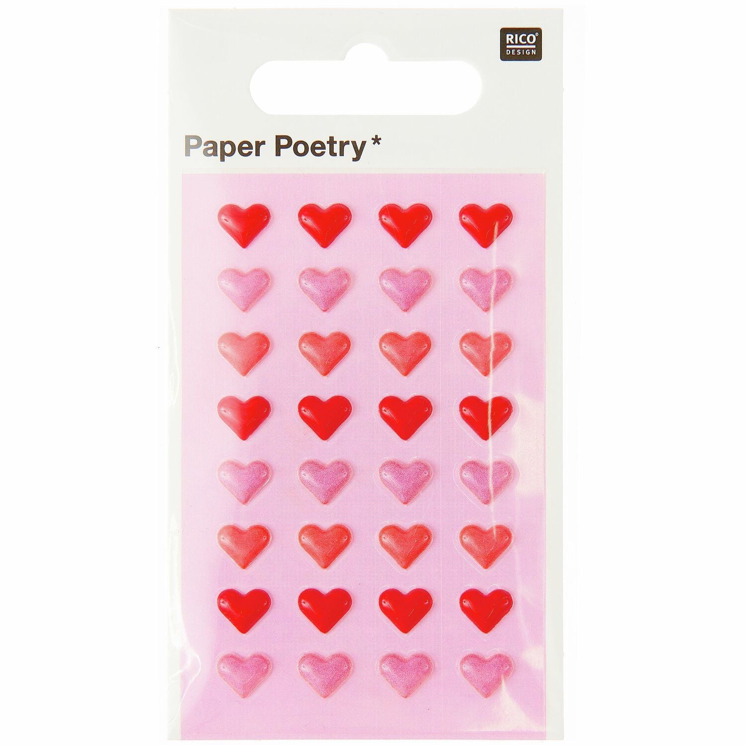 Paper Poetry Sticker Set Herzen