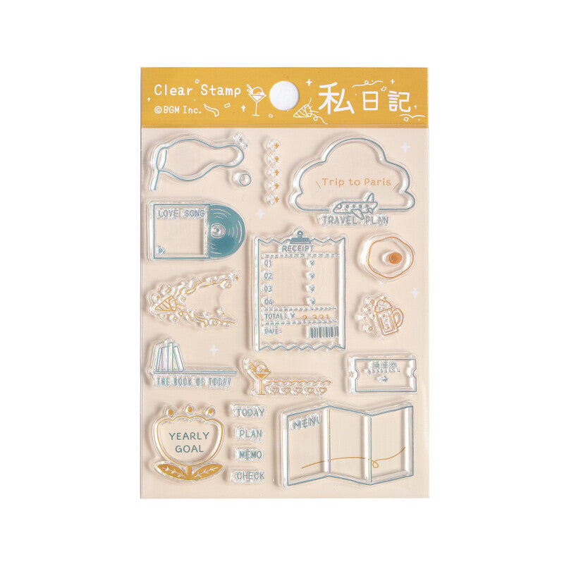 BGM Acryl Stempel My Diary