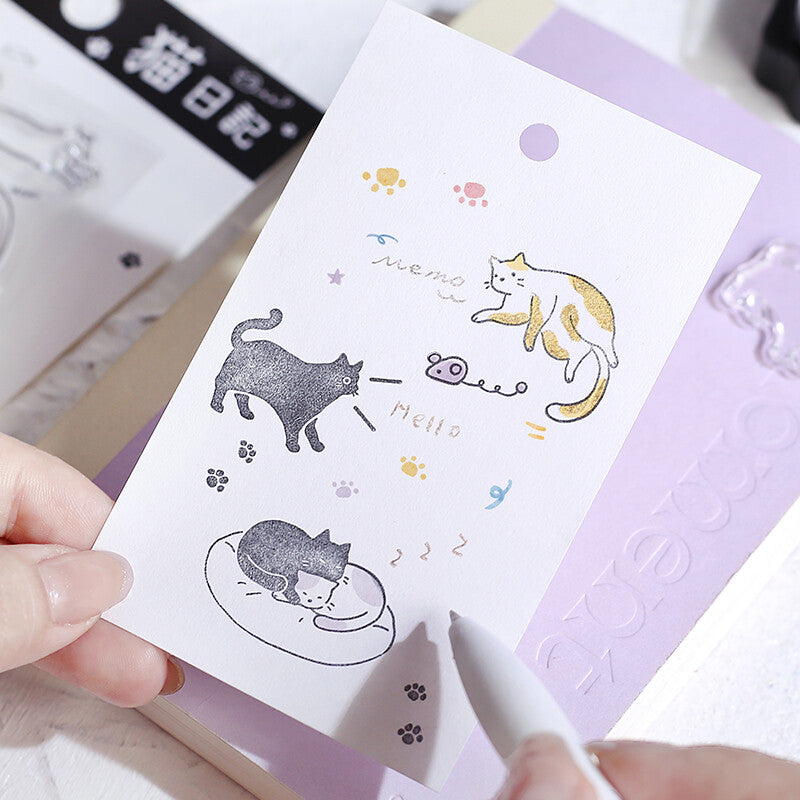 BGM Acryl Stempel Cat Diary