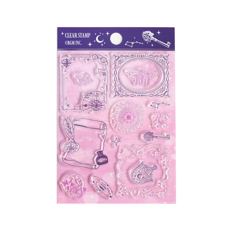 BGM Acryl Stempel Star Moon Poem