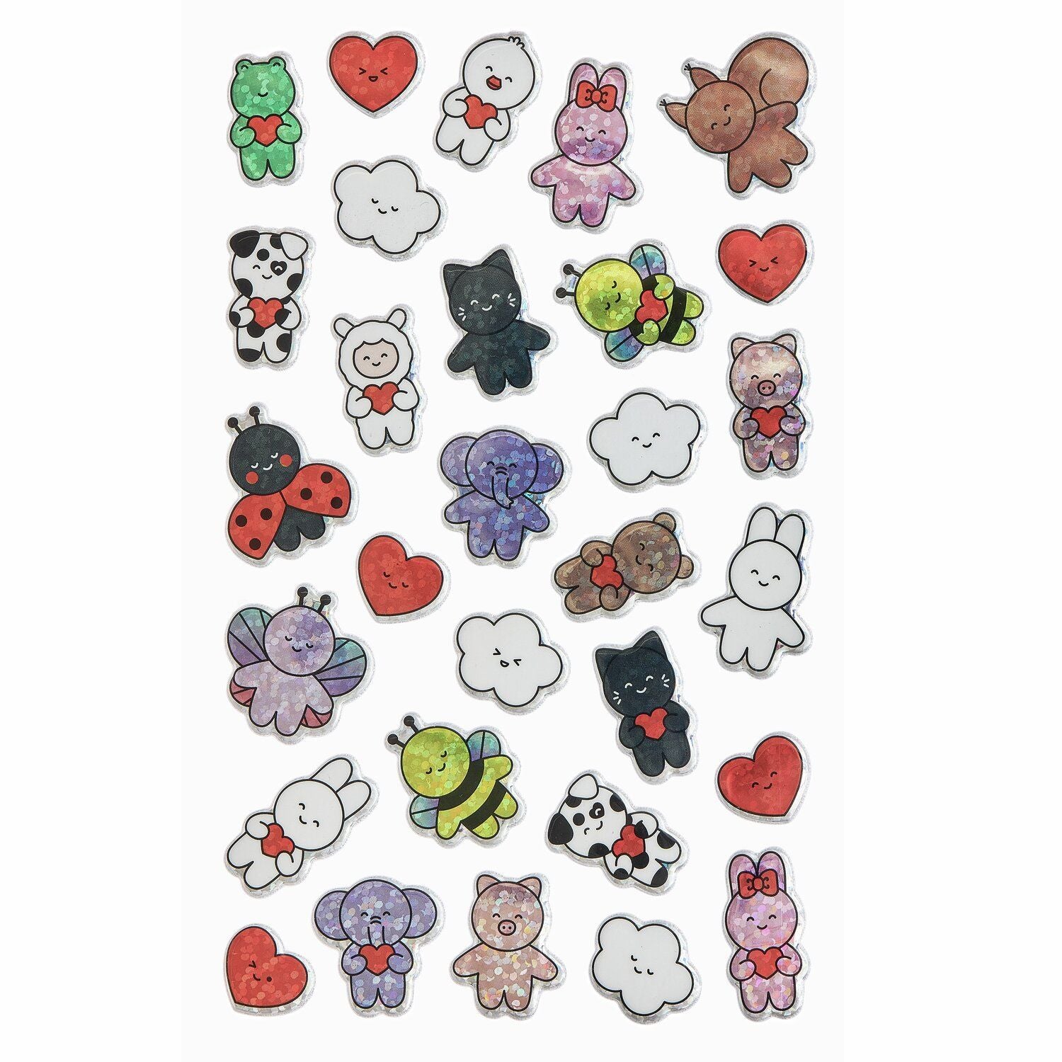 Paper Poetry Sticker Set Chingu Puffy