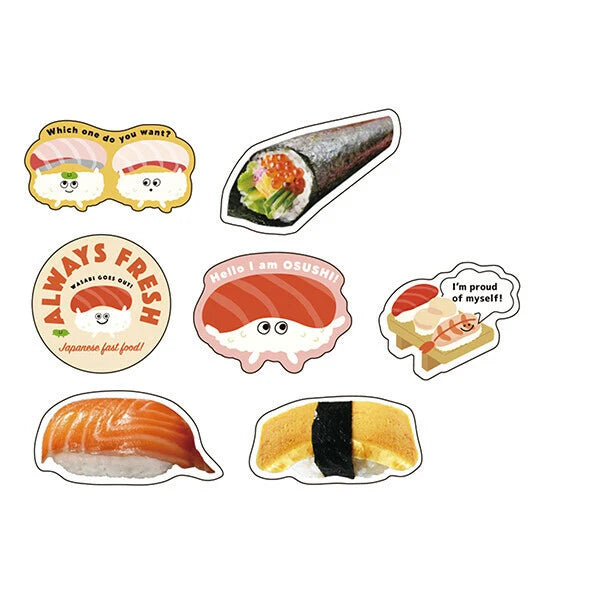 Greeting Life Sticker Set Sushi