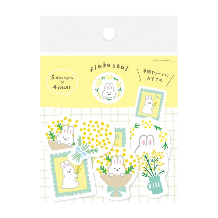 Furukawa Shiko Sticker Set Loose Mimosa