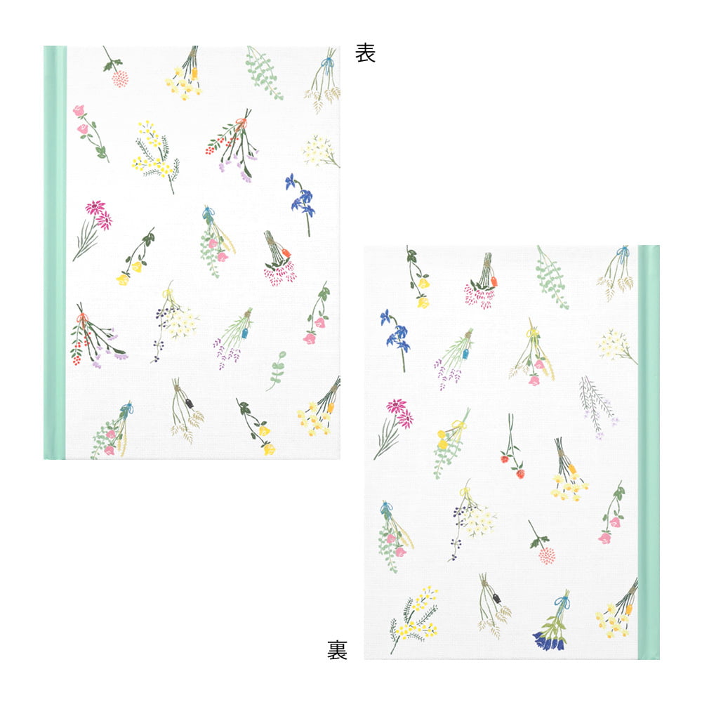 Midori Notizbuch Diary Journal Flowers