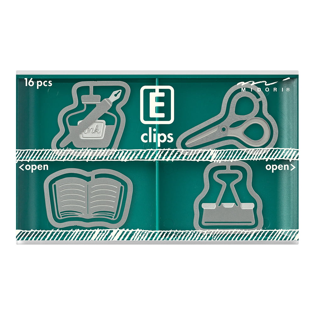 Midori Büroklammern E-Clips Stationery