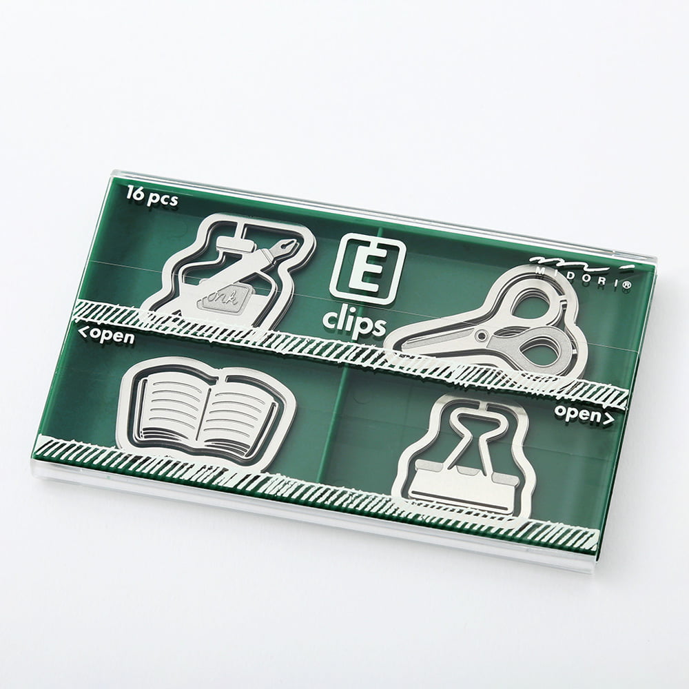 Midori Büroklammern E-Clips Stationery