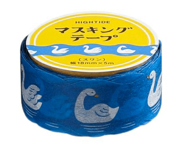 Hightide Retro Masking Tape Swan