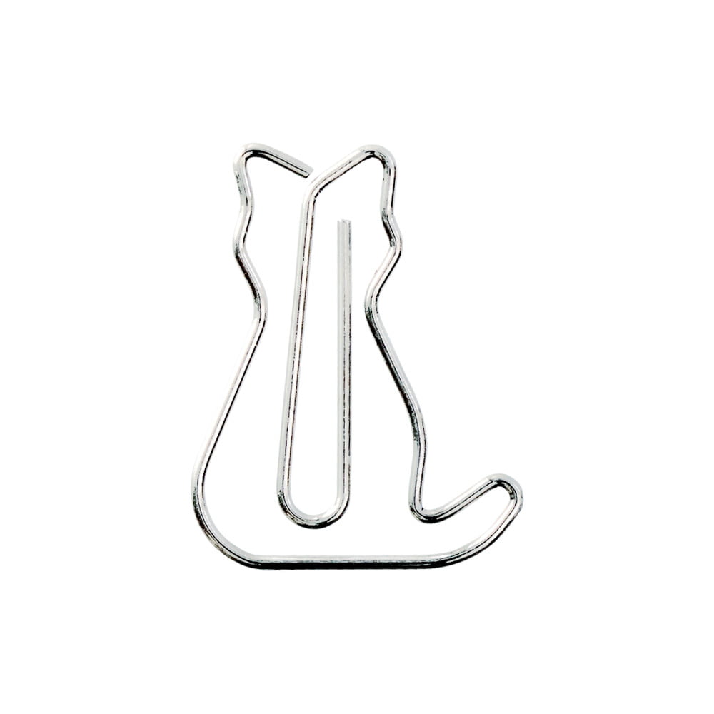 Midori Büroklammern D-Clips Nano Katze
