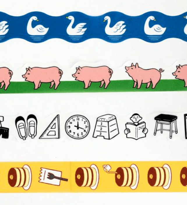 Hightide Retro Masking Tape Swan
