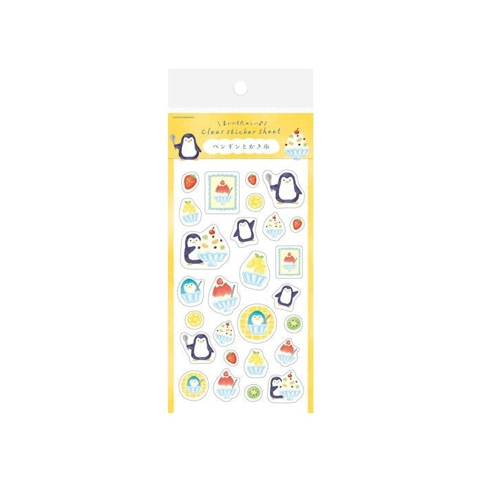 Furukawa Shiko Sticker Set Penguin and Shaved Ice