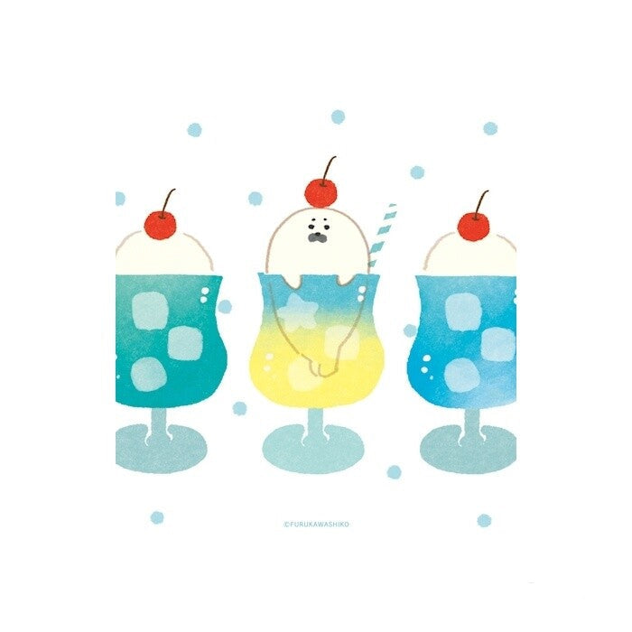 Furukawa Shiko Notizblock Memo Pad 4 Designs Soda Seal
