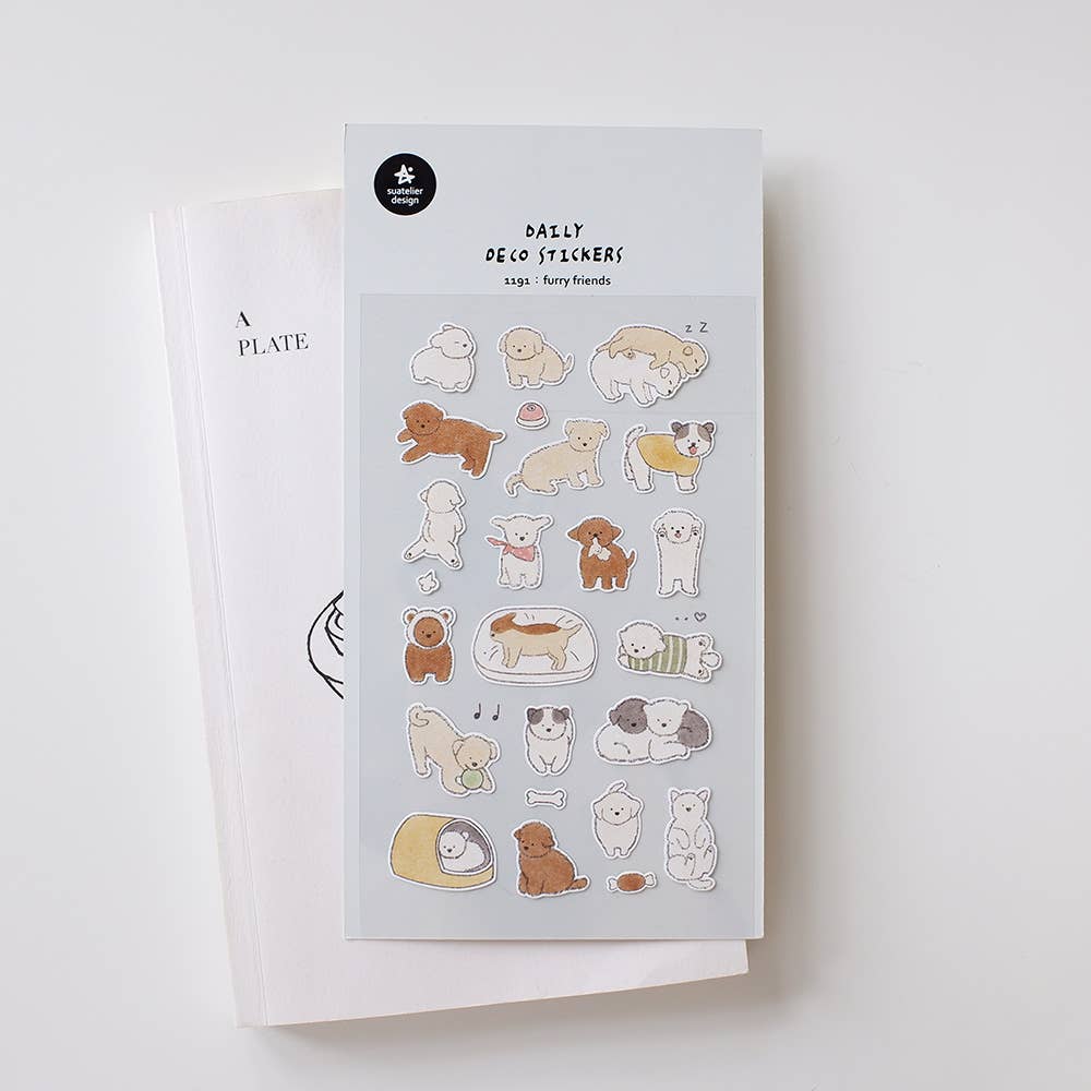Suatelier Design Sticker Set Furry Friends