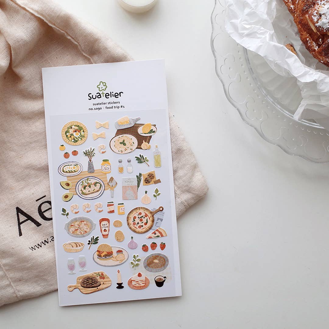 Suatelier Design Sticker Set Food Trip #1