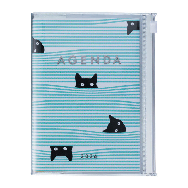 Marks Zipper Notizbuch Diary Cats B6
