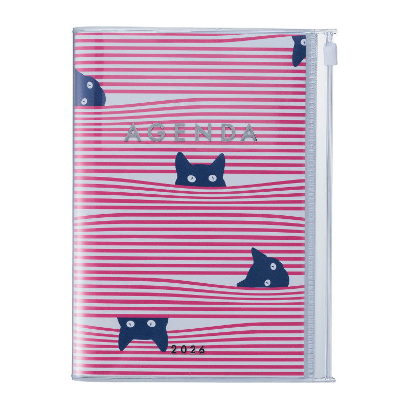 Marks Zipper Notizbuch Diary Cats B6