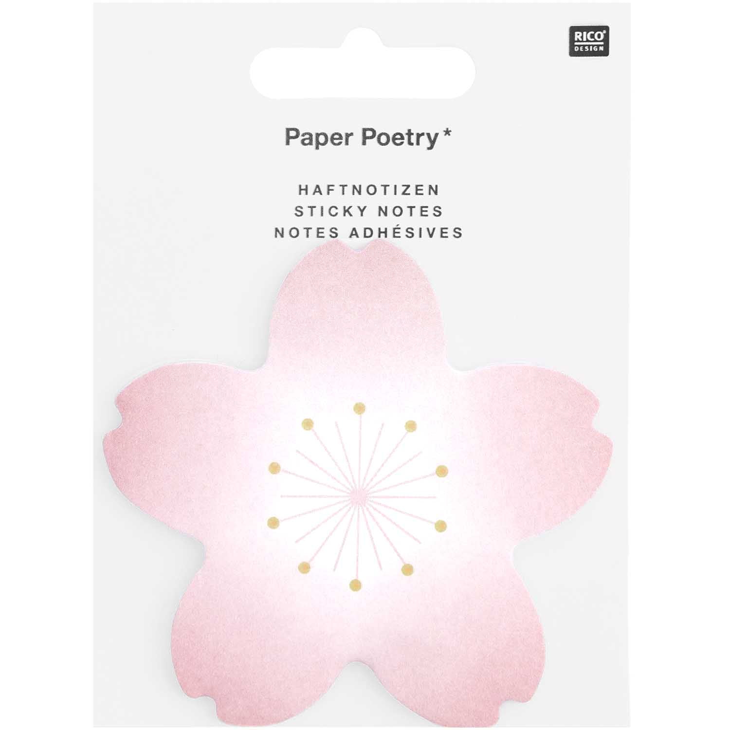 Paper Poetry Sticky Notes Kirschblüten
