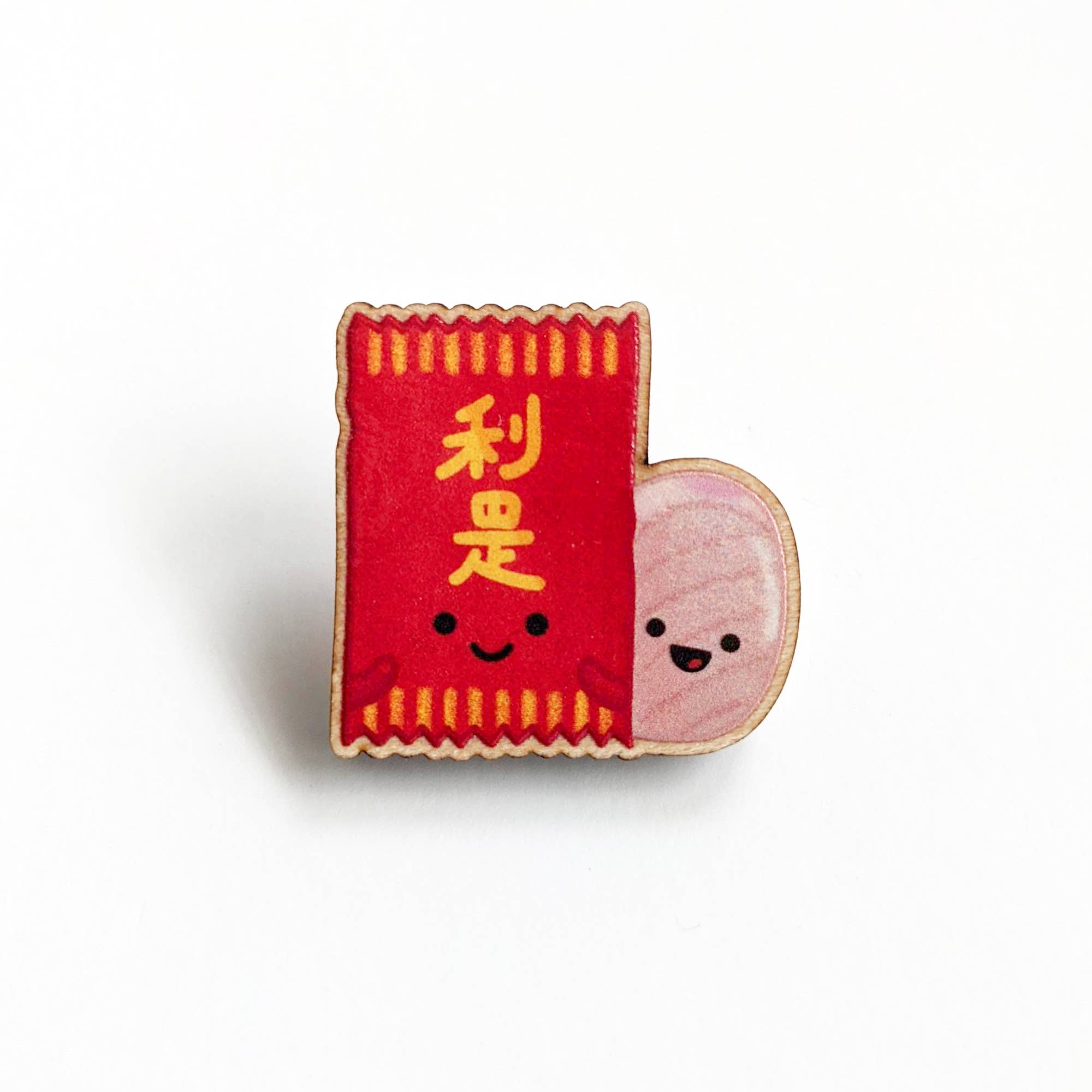 Bowl Cut Paper Goods Pin Lucky Candy
