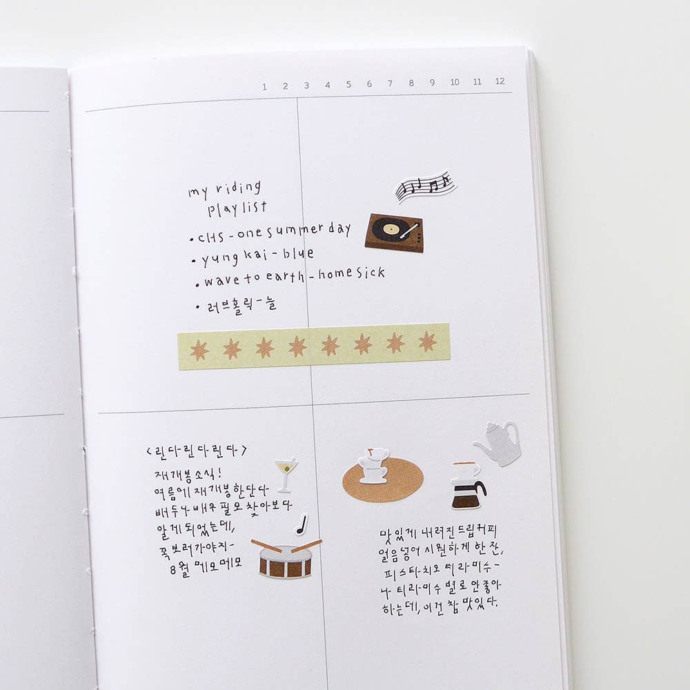 Suatelier Design Sticker Set Jazz Cafe