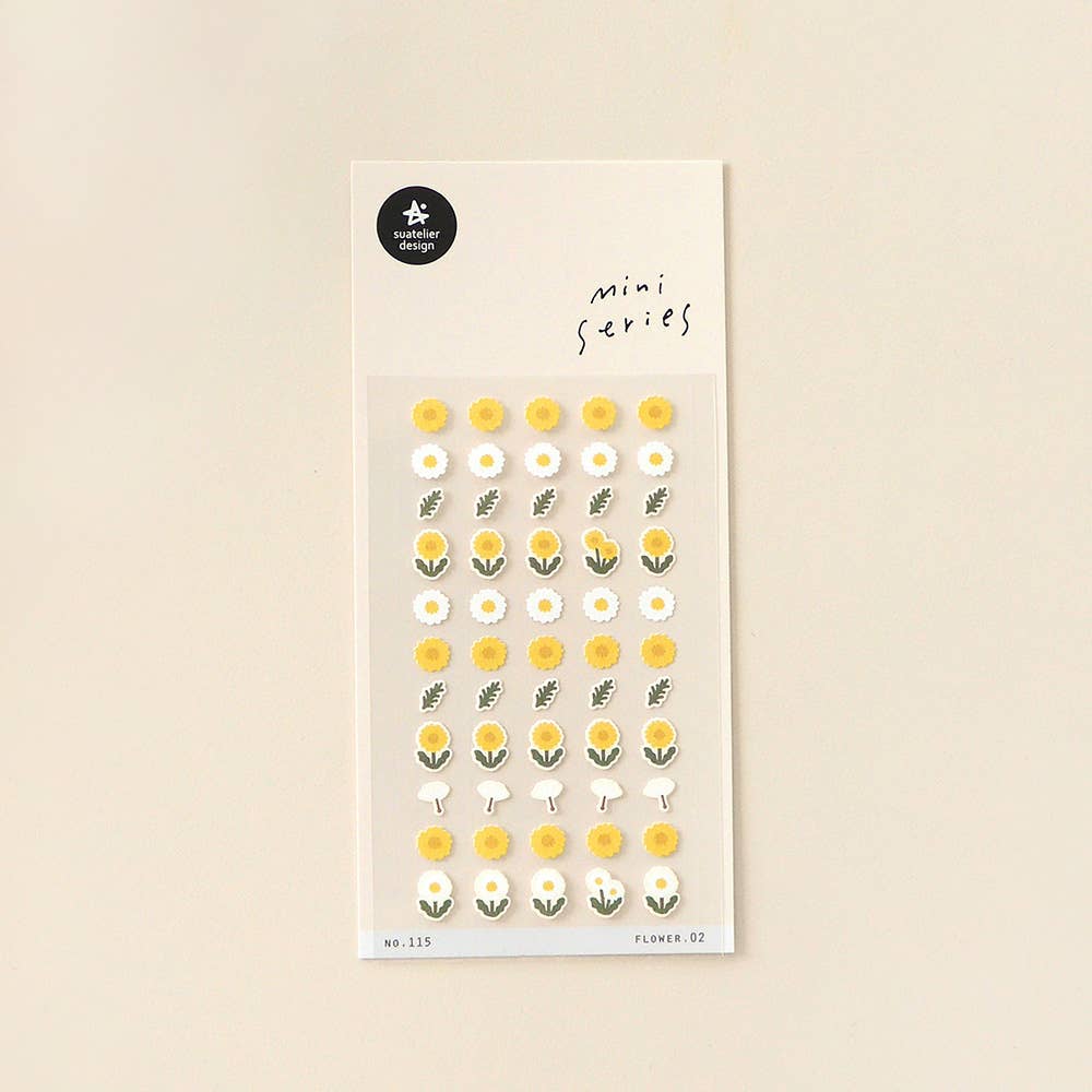 Suatelier Design Sticker Set Mini Series Flower.02