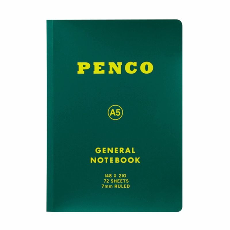 Penco Notizbuch Green Lined A5