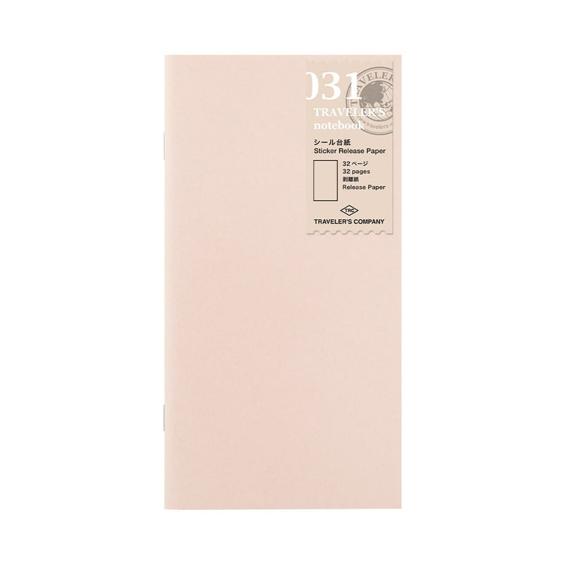Traveler's Notebook TRC 031. Sticker Release Paper Refill