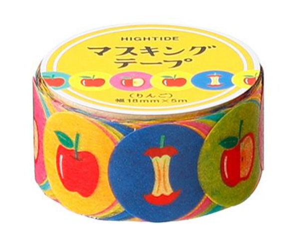 Hightide Retro Masking Tape Apple