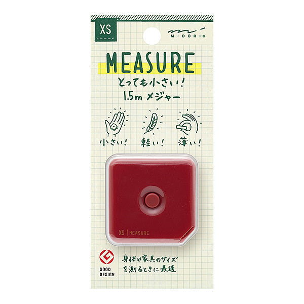 Midori XS Measure, measuring tape, Maßband, 1,5m