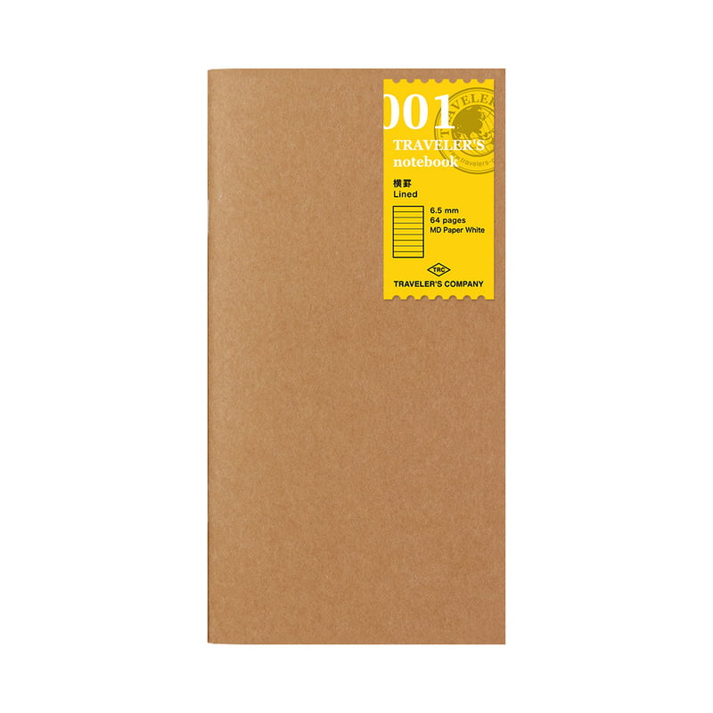 Traveler's Notebook TRC 001. Lined Notebook Refill