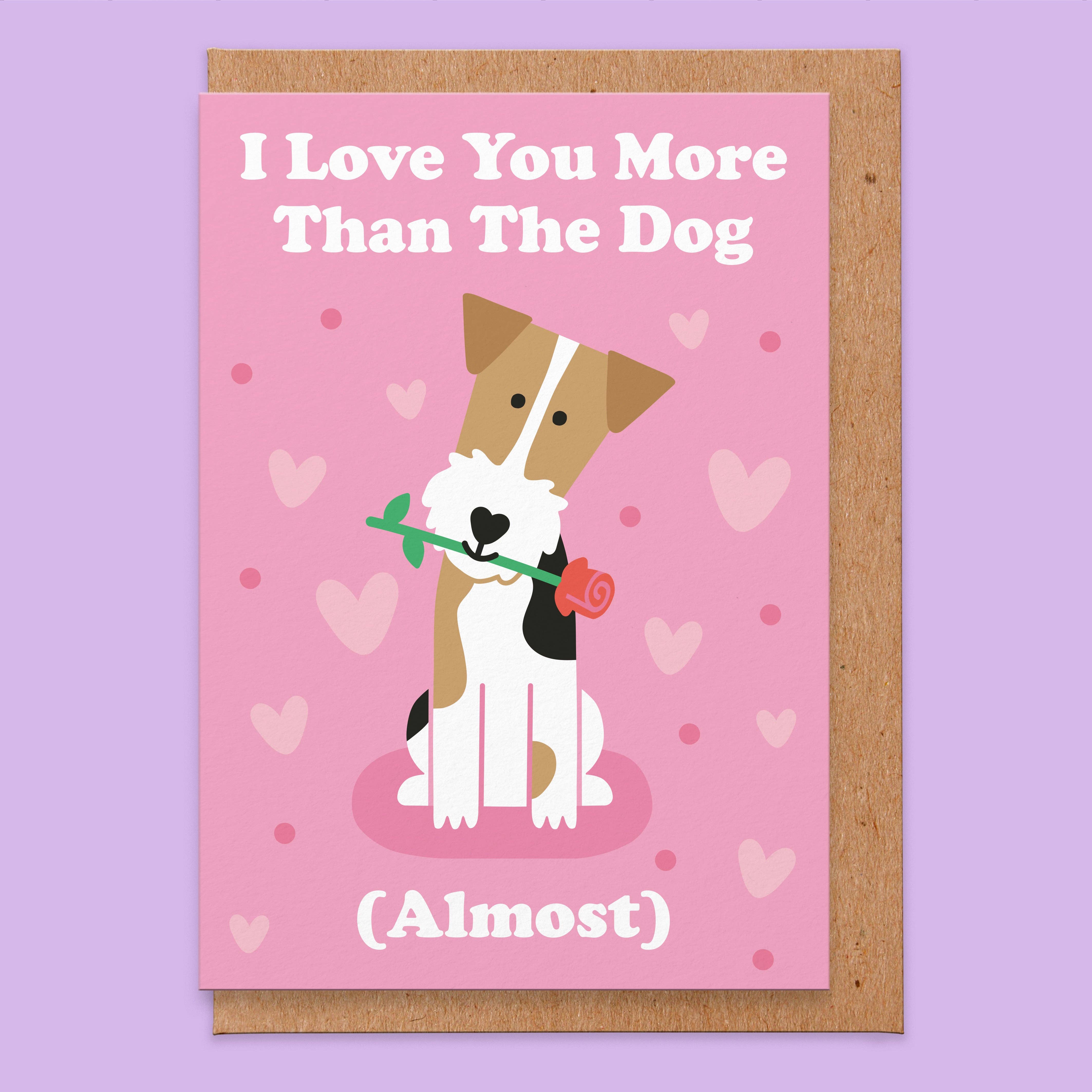 Studio Boketto Klappkarte Love You More Than The Dog