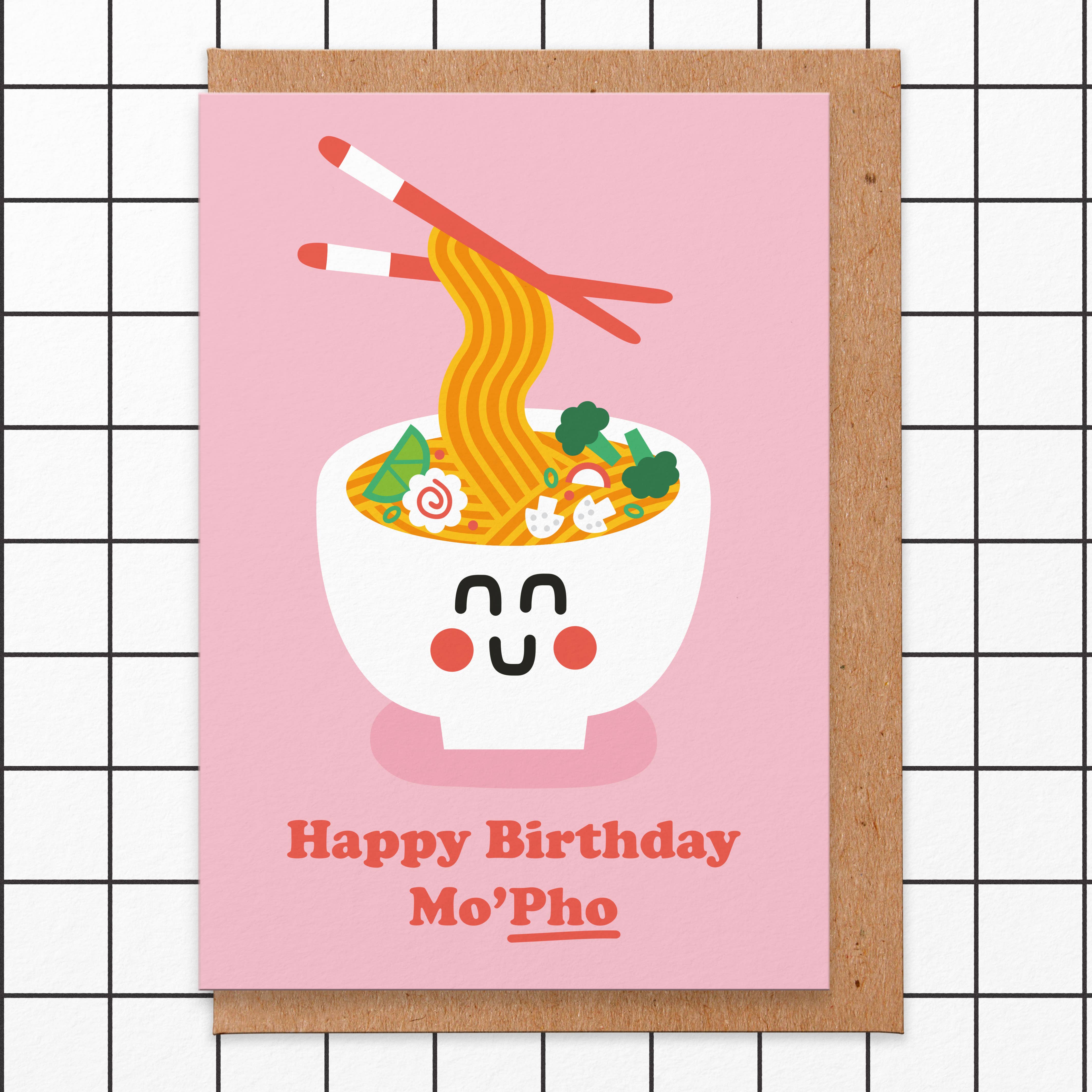 Studio Boketto Klappkarte Happy Birthday Mo' Pho