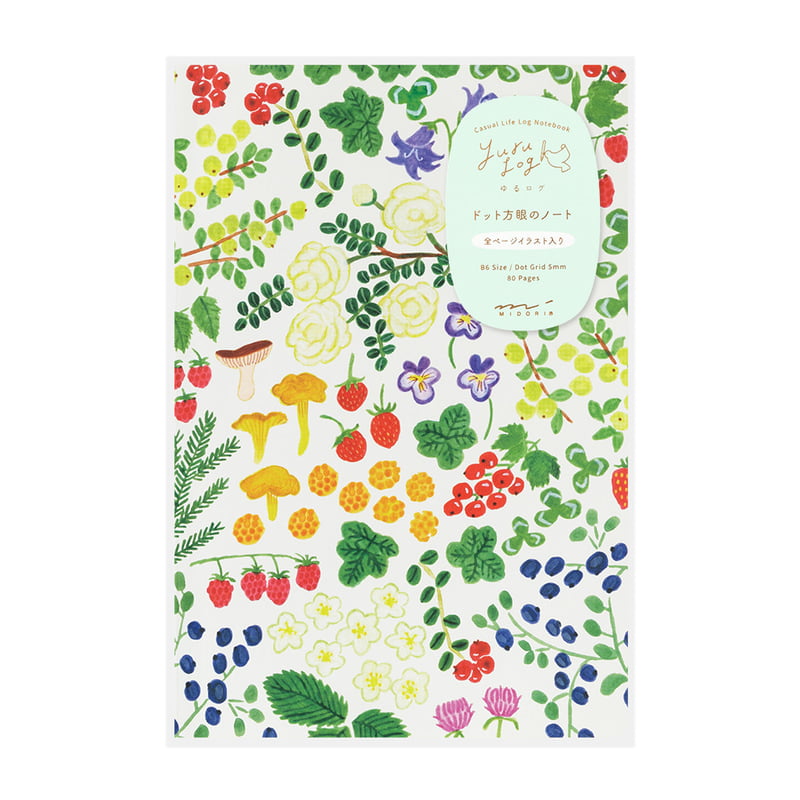 Midori Notizbuch Yuru Log Scandinavia Dot Grid B6