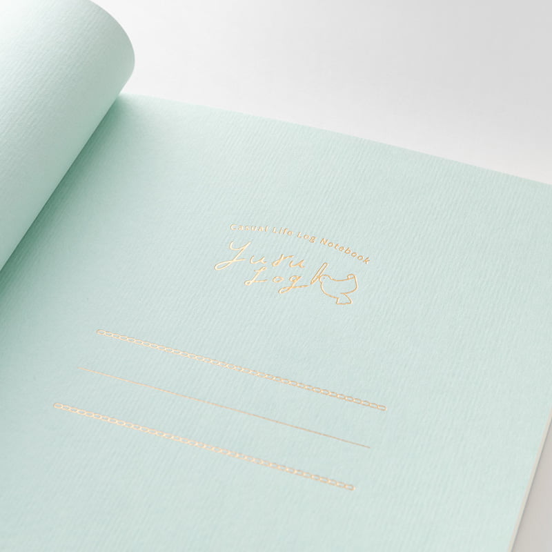 Midori Notizbuch Yuru Log Free Diary Monthly Grid B6