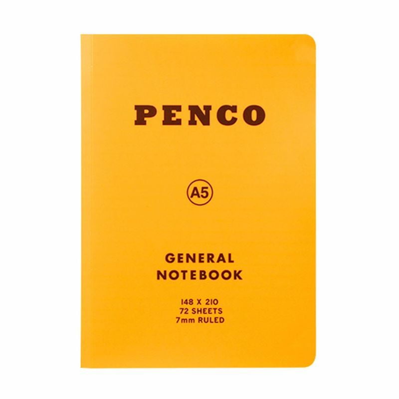 Penco Notizbuch Gelb Lined A5
