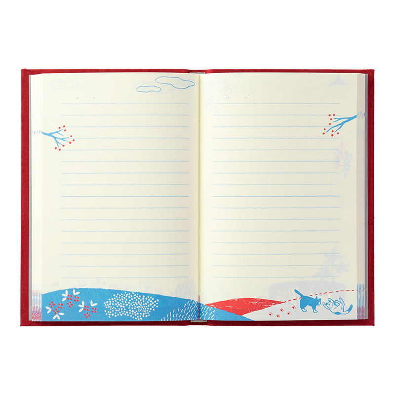 Midori Diary Embroidery Bookmark Cat