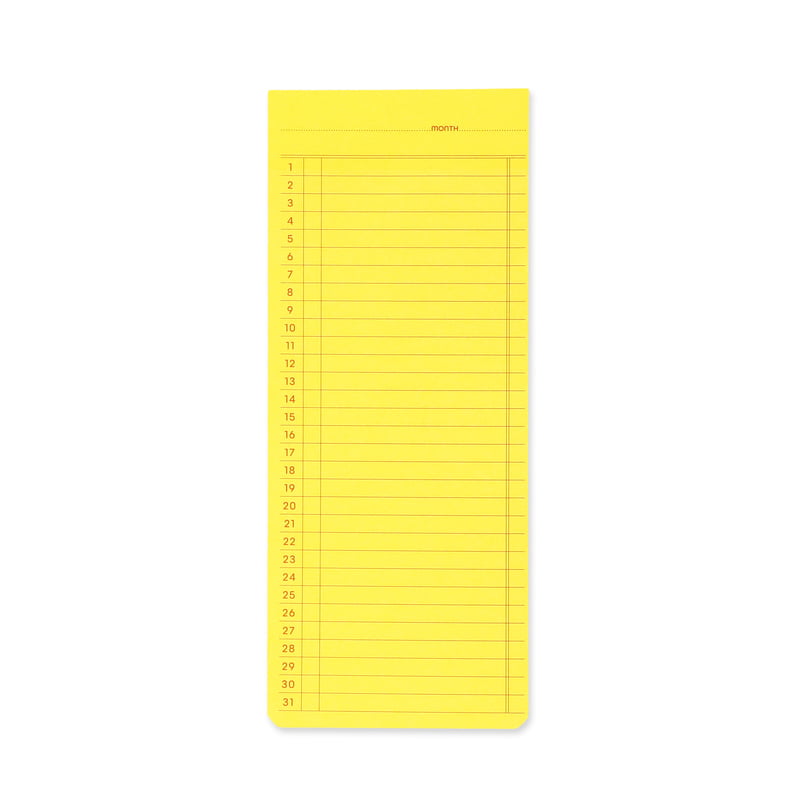 Penco Sticky Notes Memo Pad Monthly