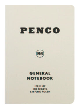 Penco Notizbuch Navy Grid B6
