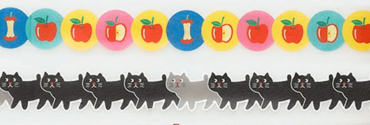Hightide Retro Masking Tape Apple