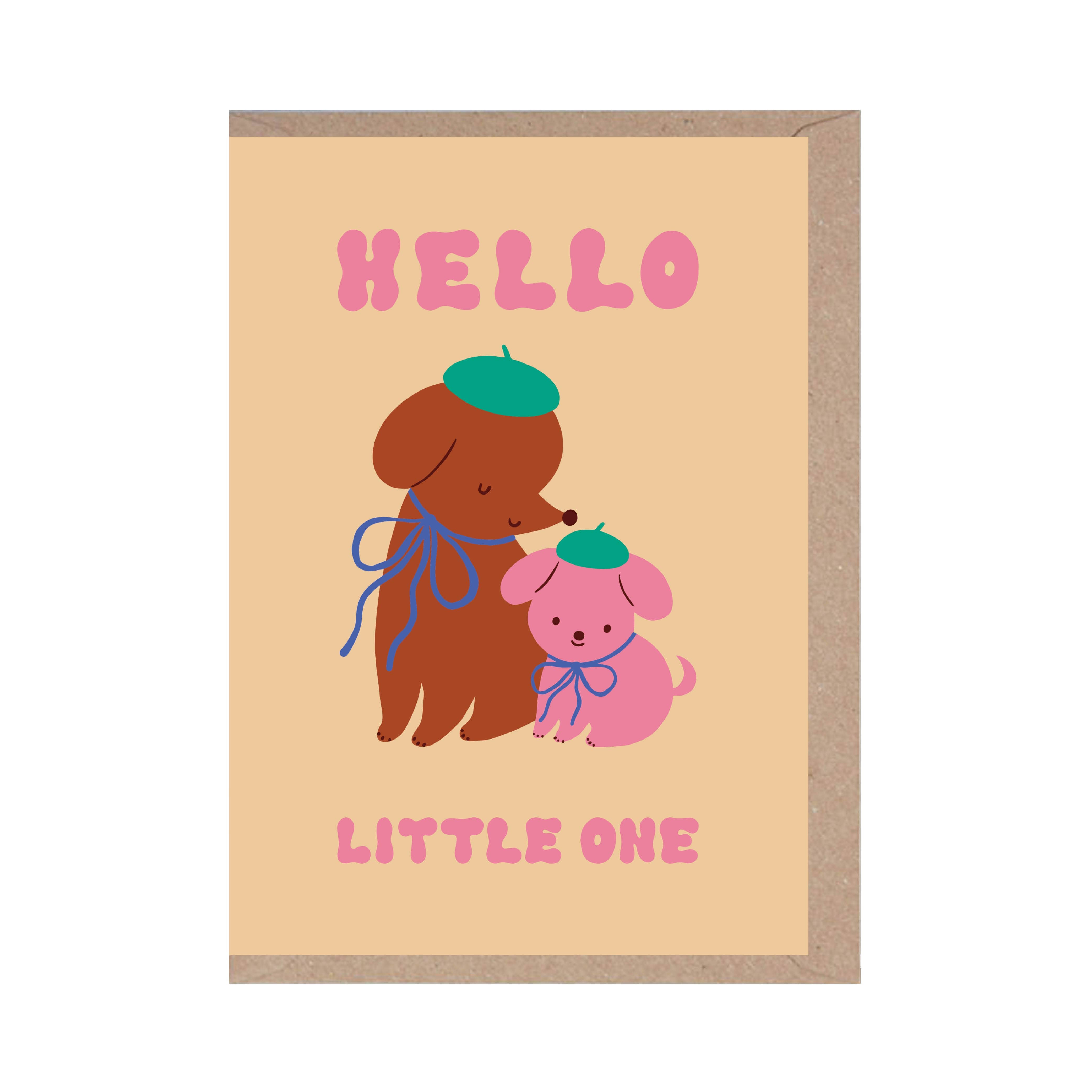 Rumble Cards x Wera Krason Klappkarte Hello Little One