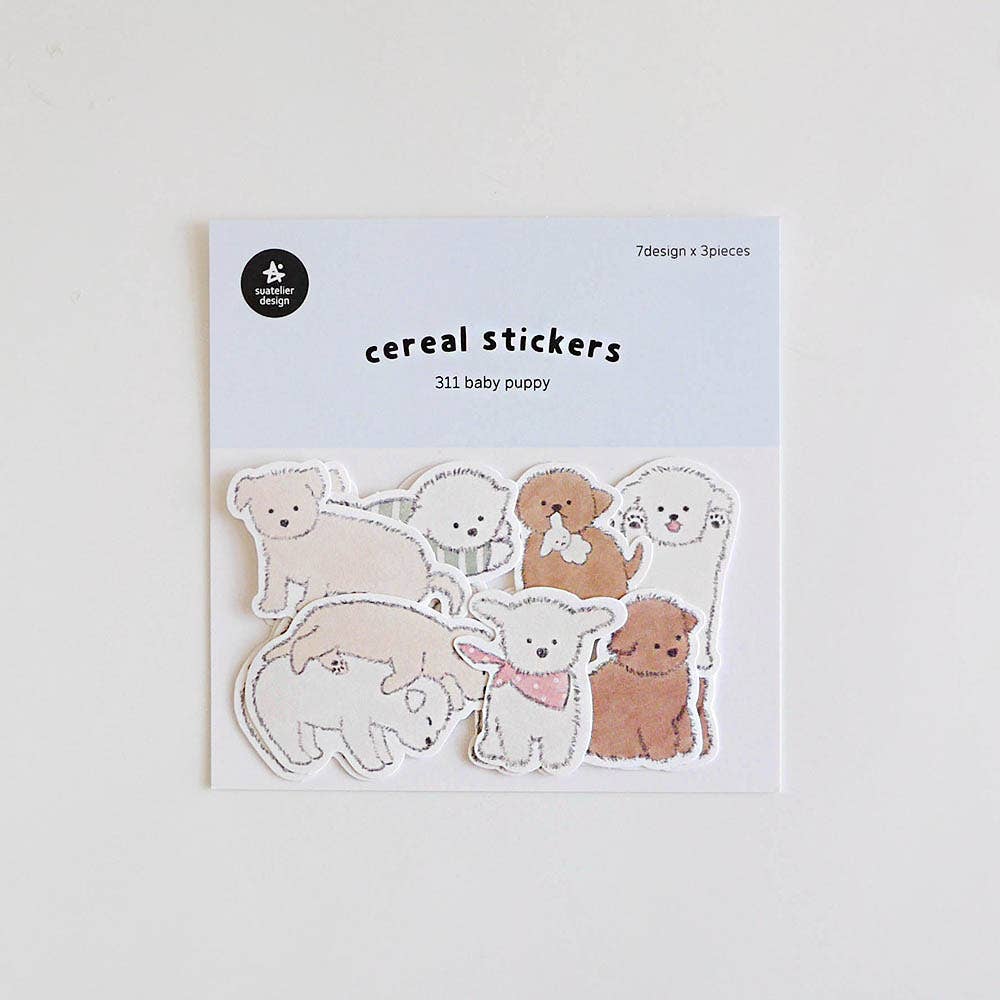 Suatelier Design Sticker Set Baby Puppy
