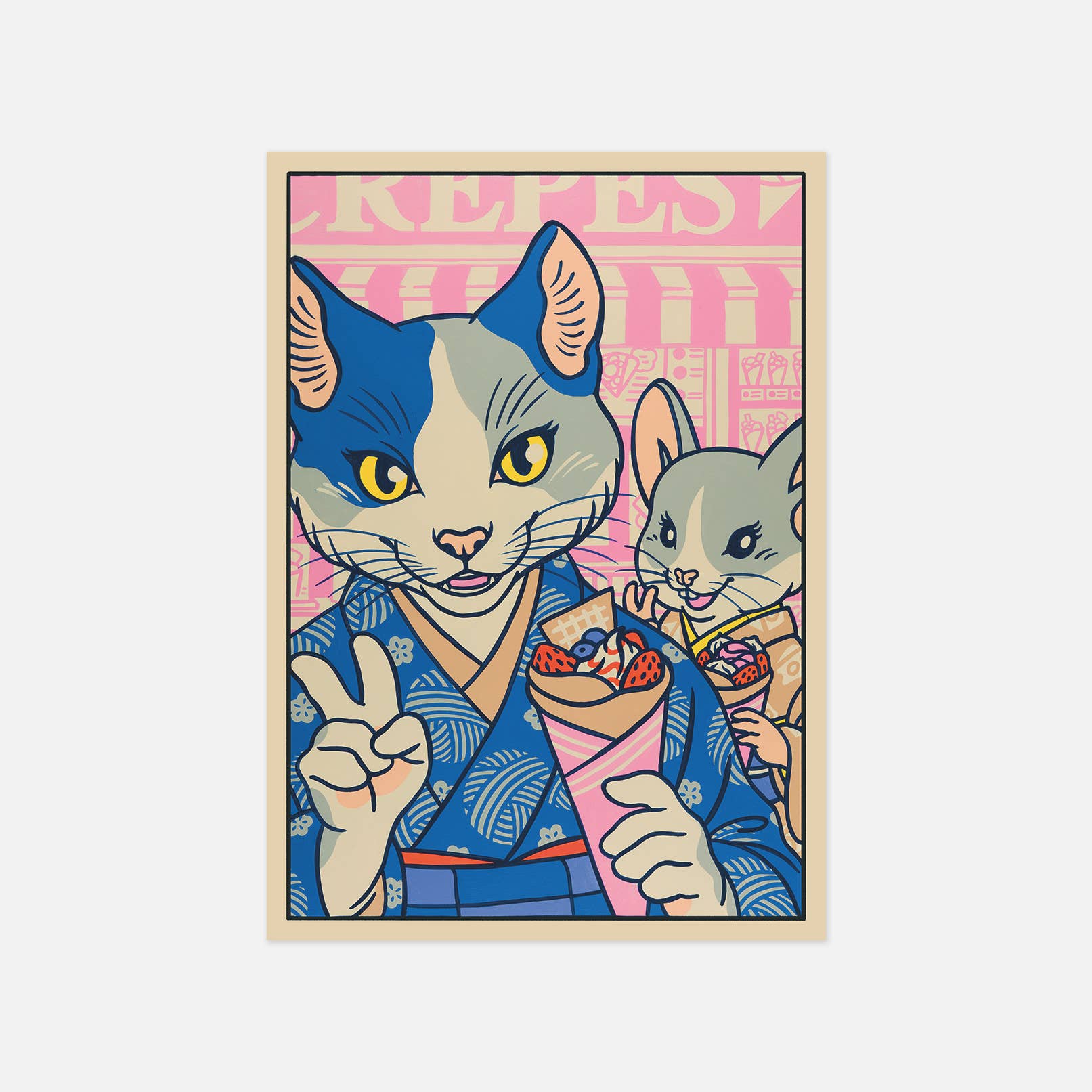 Yeaaah! Studio Postkarte Après-midi à Harajuku