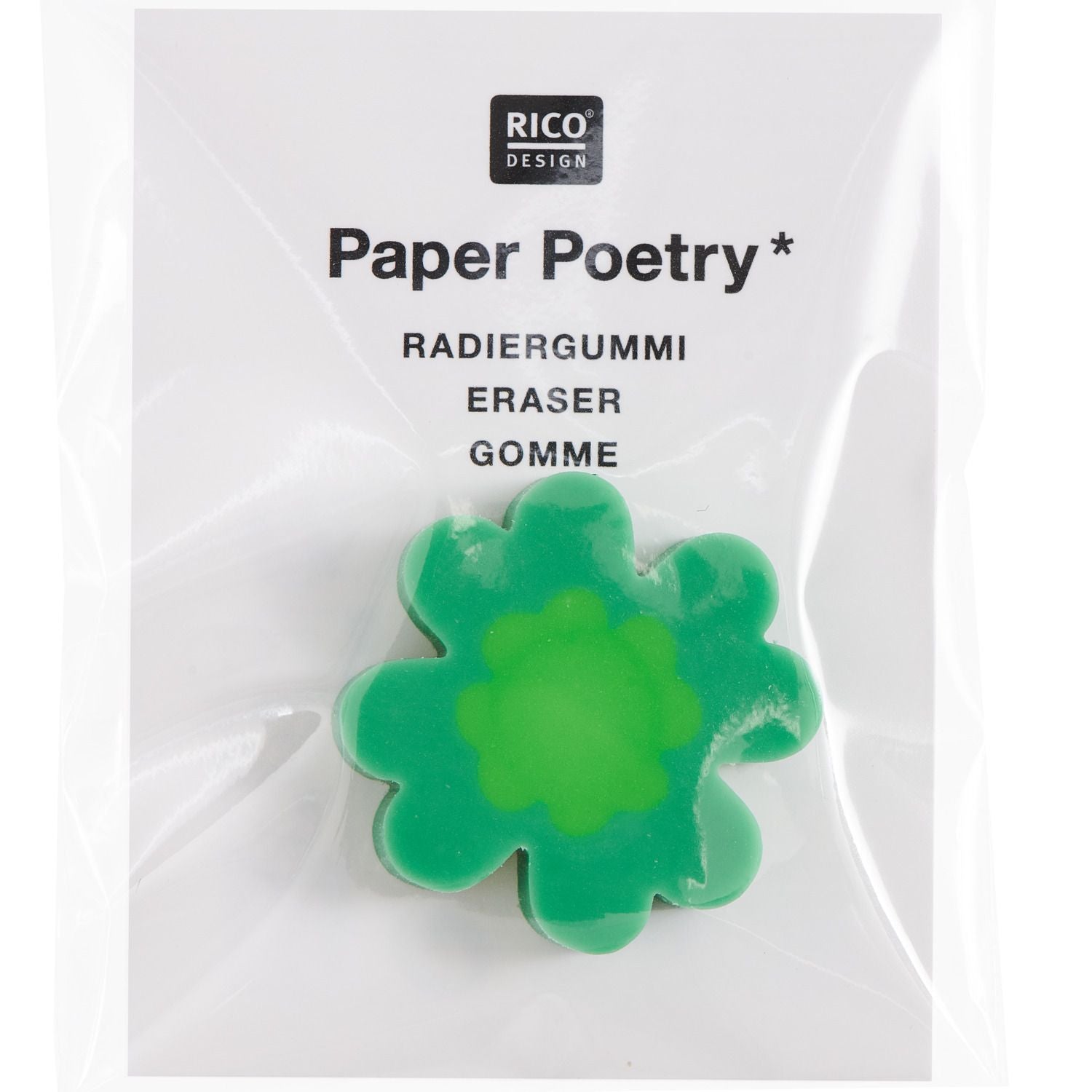 Paper Poetry Radiergummi Kleeblatt