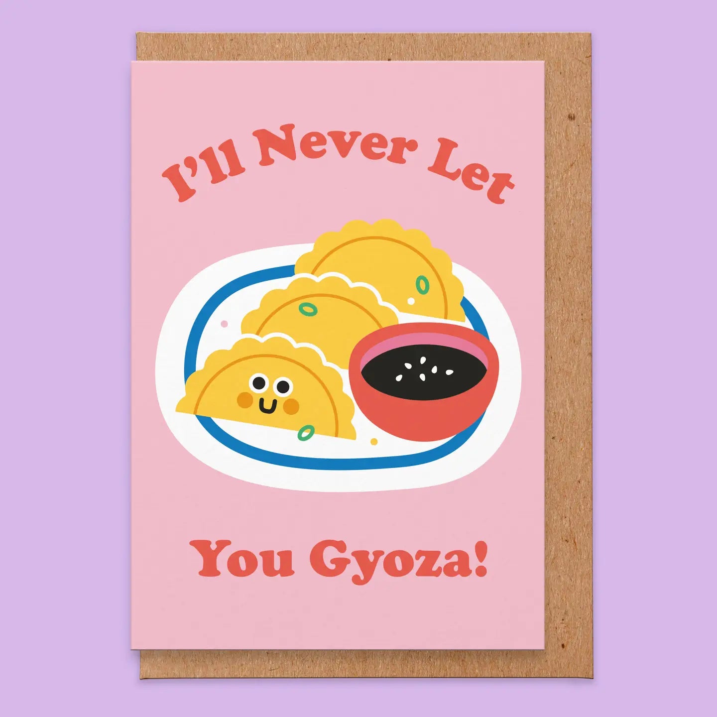 Studio Boketto Klappkarte I'll Never Let You Gyoza