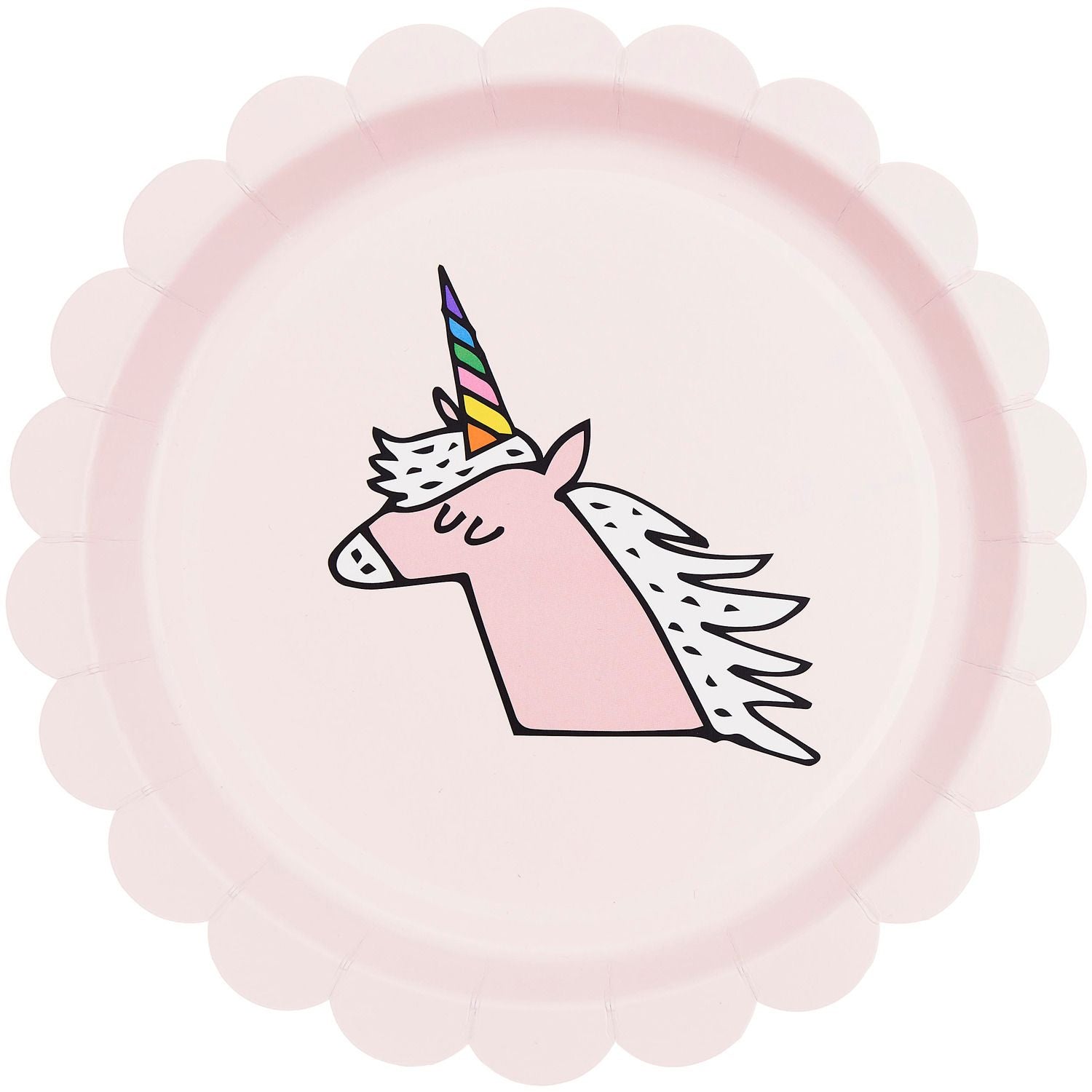 Partyteller Einhorn Rosa