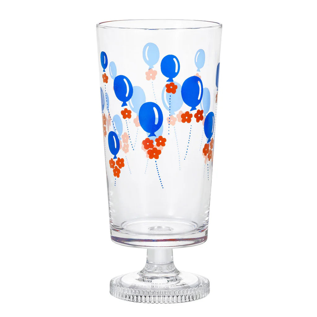 Aderia Retro Dessertglas Balloons Blue Red 305 ml