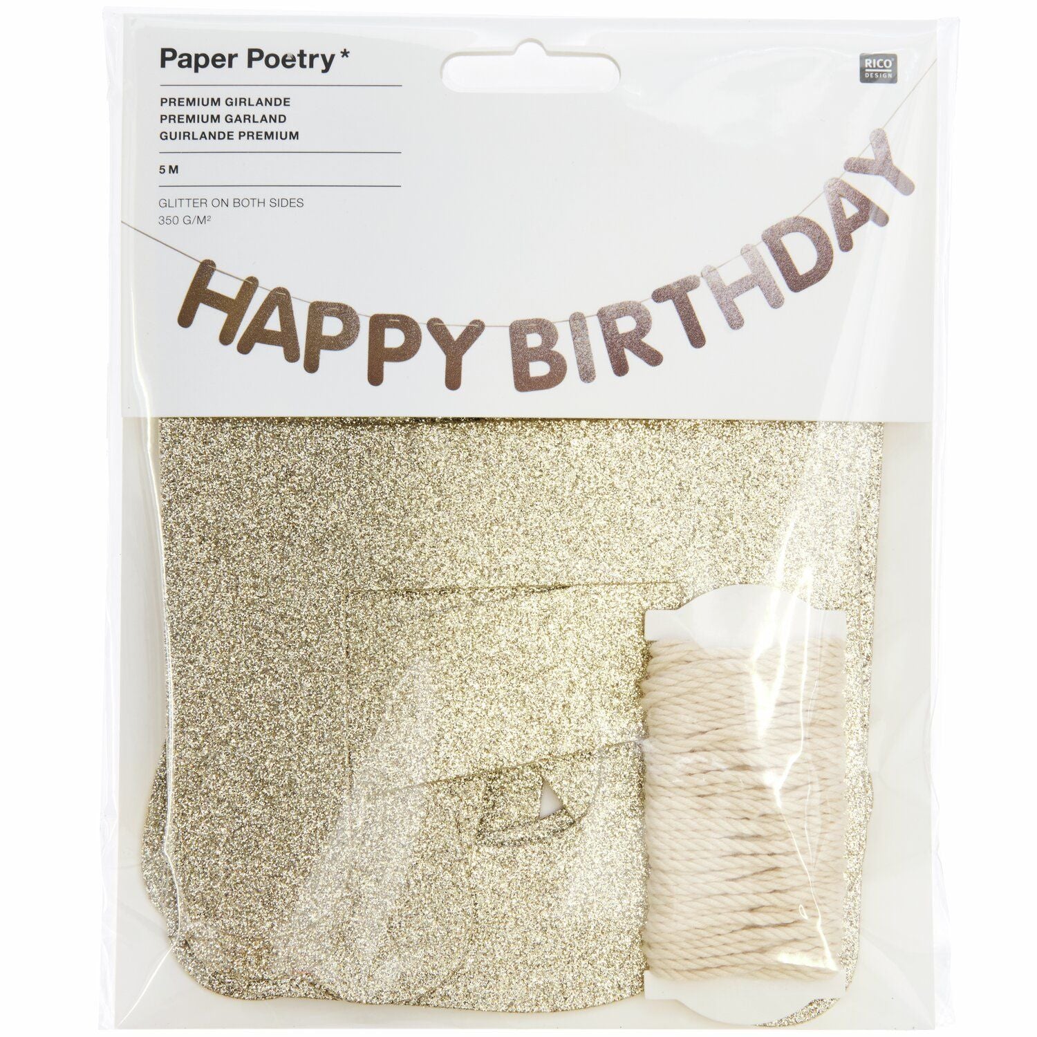 Paper Poetry Girlande Happy Birthday