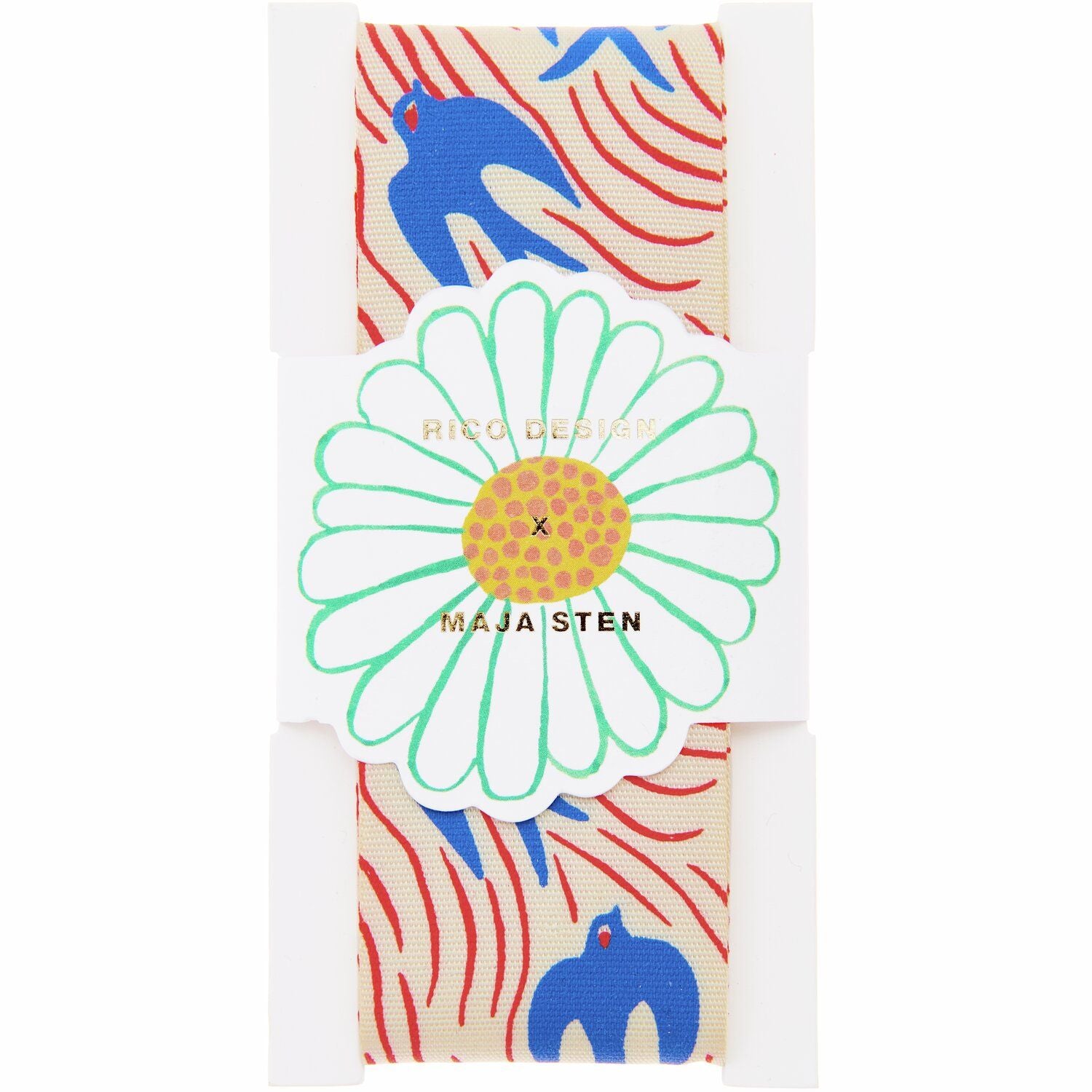 Paper Poetry Taftband Midsommar Magic Schwalben